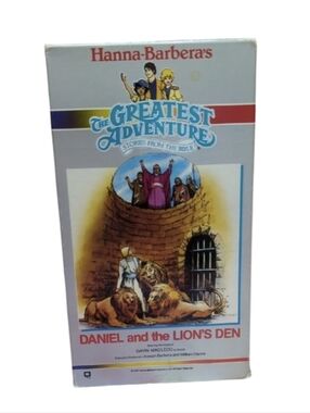 Hanna-Barbera The Greatest Adventure: Daniel and the Lion's Den VHS Tape 📼